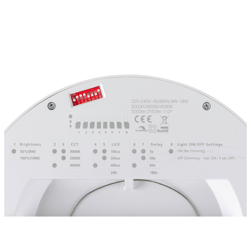 DOWNLIGHT VARIO 220, 22 830/840 WH ML PIR