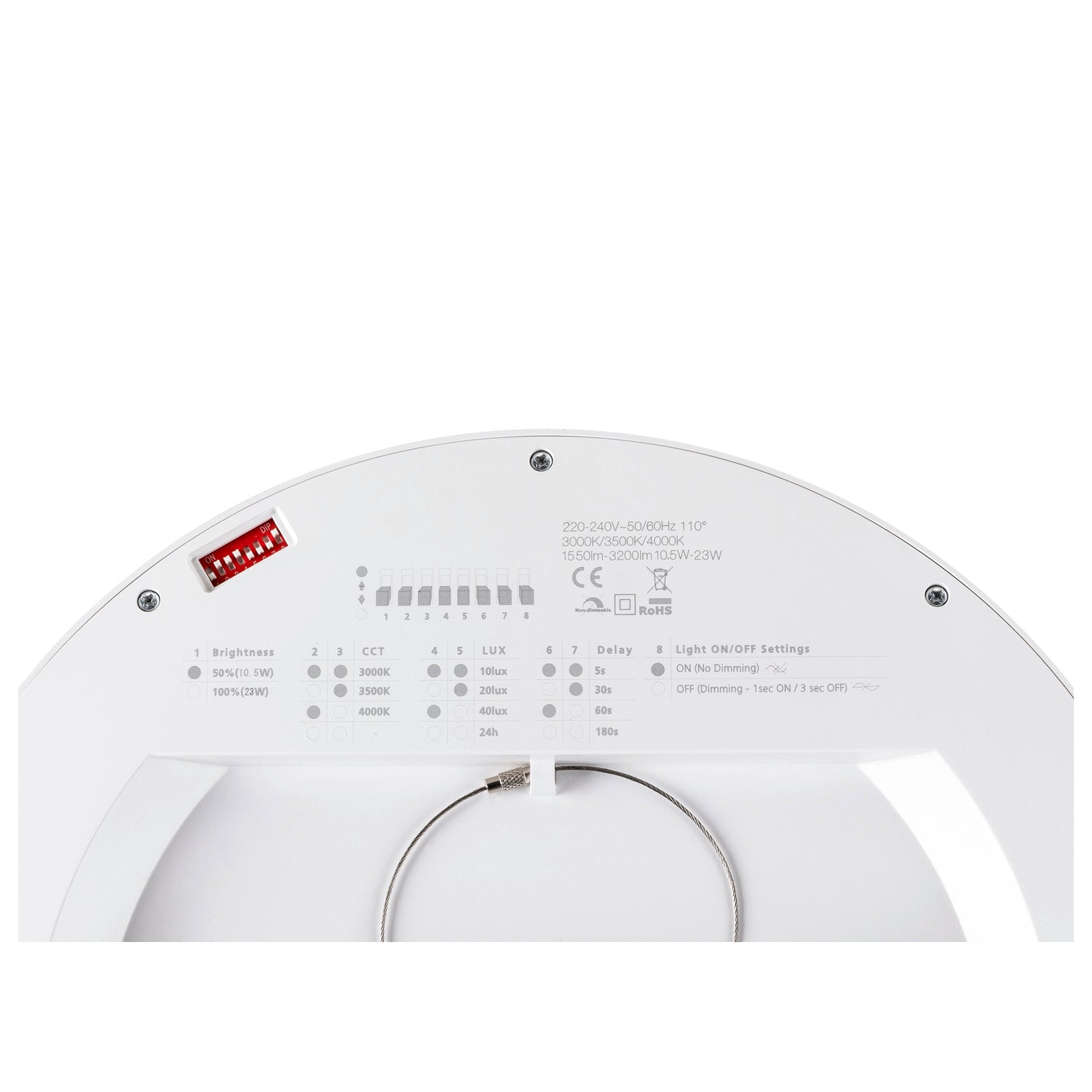 DOWNLIGHT VARIO 290, 28 830/840 WH ML PIR
