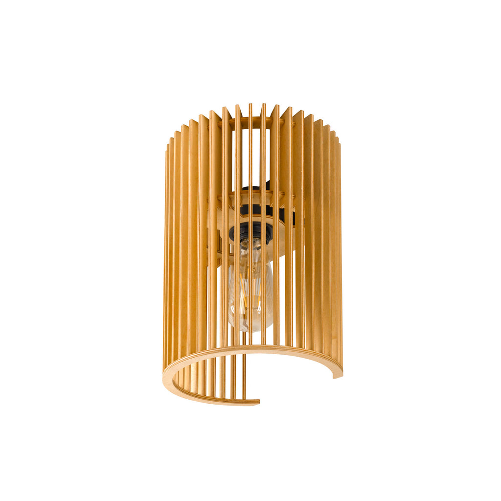 WUD WL, E27, luminária de parede, cilíndrica, 1 x máx. 40 W, natural