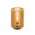 WUD TL, E27, candeeiro de mesa, cilíndrico, 1 x máx. 40 W, natural