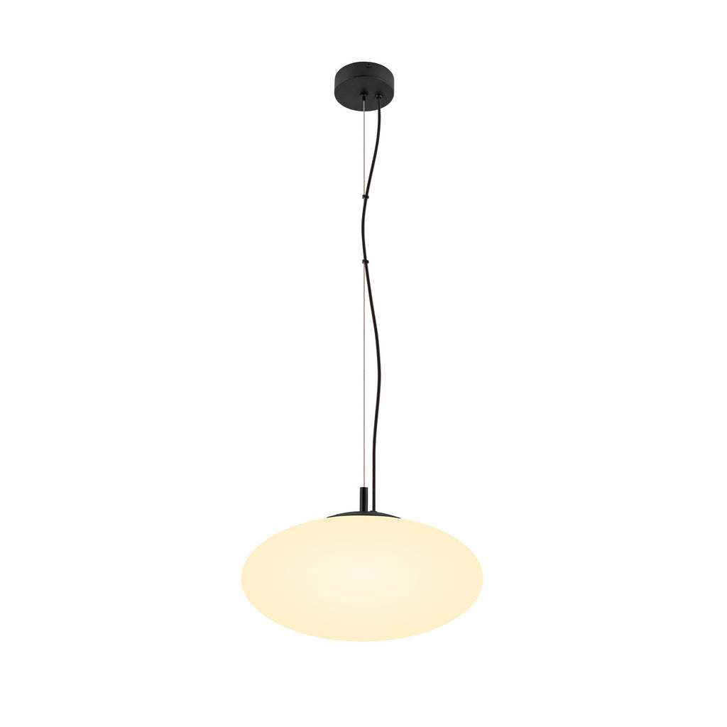 OLYPSO 40, Candeeiro suspenso, E27, comprimento suspenso 400 cm, 1 x máx. 40 W, preto