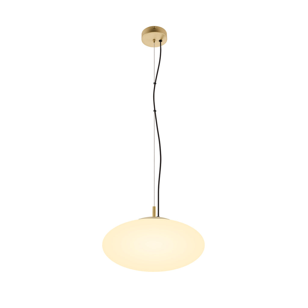 OLYPSO 40, Candeeiro suspenso, E27, comprimento suspenso 400 cm, 1 x máx. 40 W, ouro