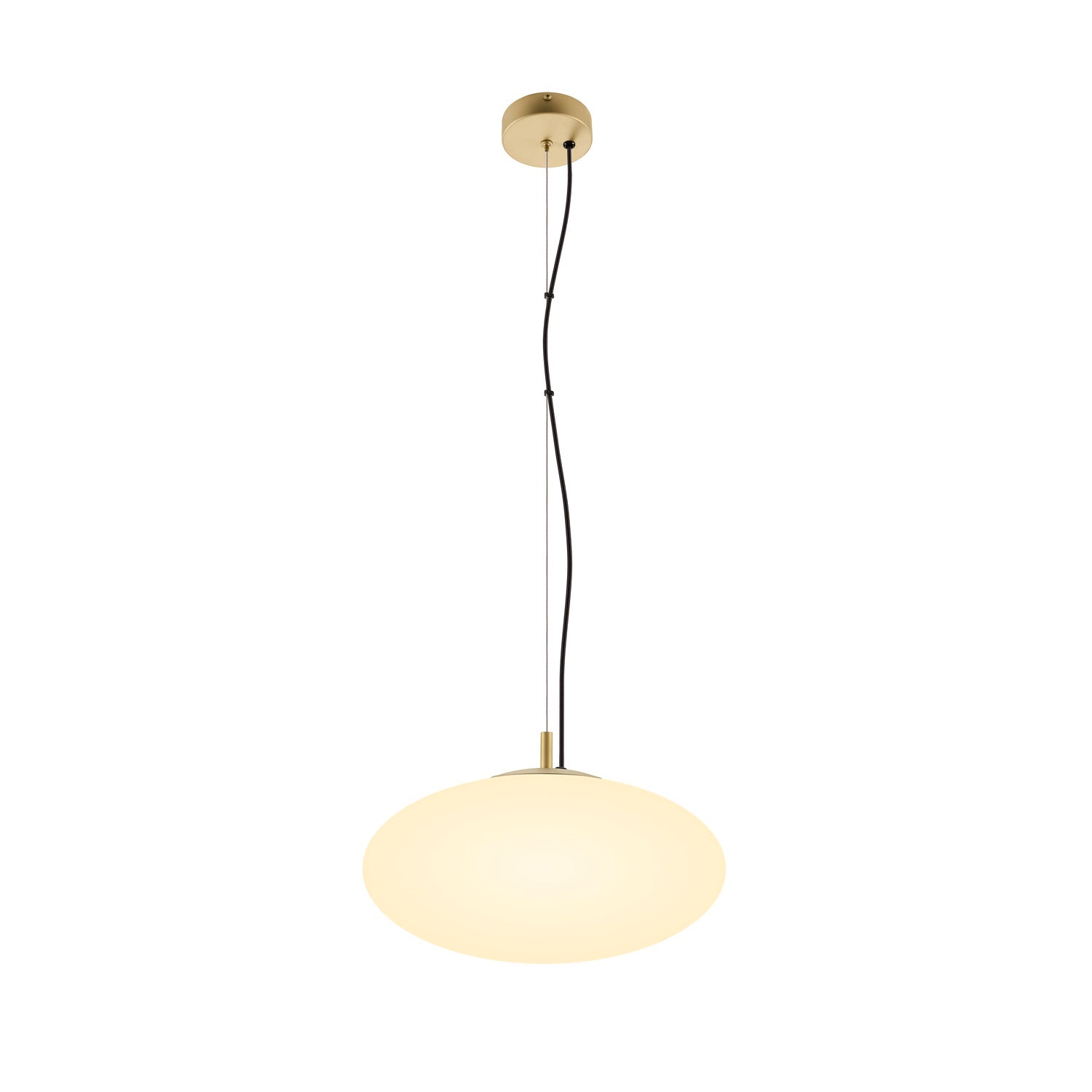 OLYPSO 40, Candeeiro suspenso, E27, comprimento suspenso 400 cm, 1 x máx. 40 W, ouro