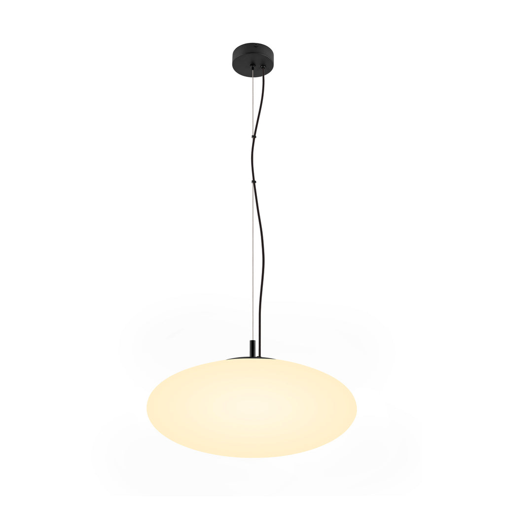 OLYPSO 50, Candeeiro suspenso, E27, comprimento suspenso 400 cm, 1 x máx. 40 W, preto