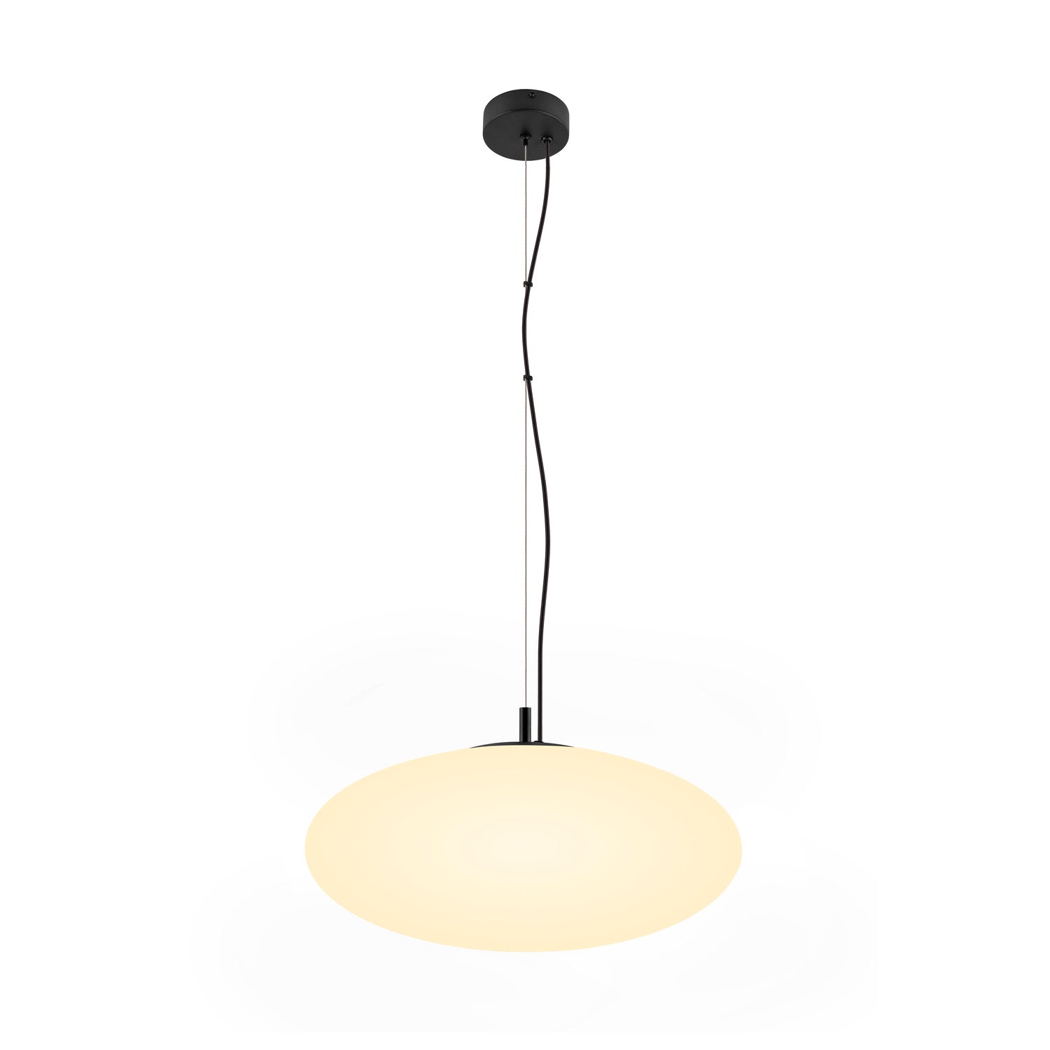 OLYPSO 50, Candeeiro suspenso, E27, comprimento suspenso 400 cm, 1 x máx. 40 W, preto