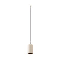 FITU PD, E27, pedra, candeeiro suspenso, comprimento pendente 500 cm, extremidade de cabo aberta, 1 x máx. 15 W, bege