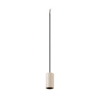 FITU PD, E27, pedra, candeeiro suspenso, comprimento pendente 500 cm, extremidade de cabo aberta, 1 x máx. 15 W, bege