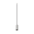 FITU PD, E27, pedra, luz pendente, comprimento pendente 500 cm, extremidade do cabo aberta, 1 x máx. 15 W, cinzento