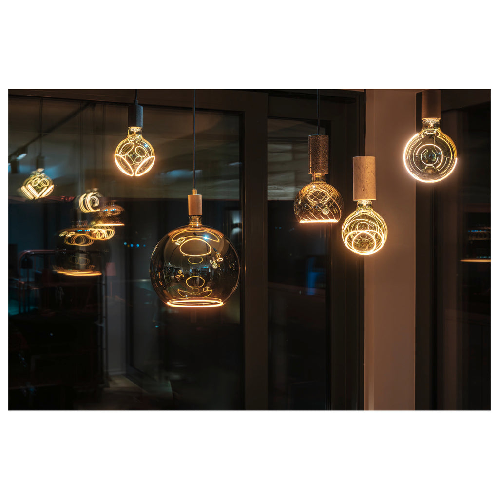 FITU PD, E27, pedra, candeeiro suspenso, comprimento pendente 500 cm, extremidade de cabo aberta, 1 x máx. 15 W, bege