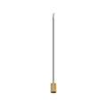 FITU PD, E27, nervurada, luz pendente, comprimento pendente 500 cm, extremidade do cabo aberta, 1 x máx. 15 W, ouro
