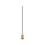 FITU PD, E27, nervurada, luz pendente, comprimento pendente 500 cm, extremidade do cabo aberta, 1 x máx. 15 W, ouro