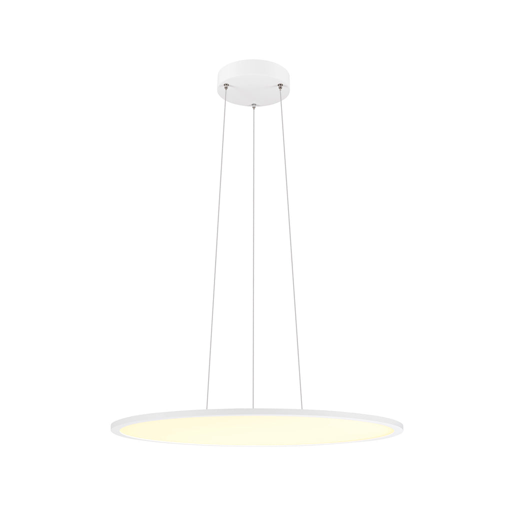 PANEL 60, Candeeiro suspenso, redondo, DALI, Comprimento pendente 200 cm, 3000/4000K, 90°, branco