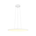 PANEL 60, Candeeiro suspenso, redondo, DALI, Comprimento pendente 200 cm, 3000/4000K, 90°, branco