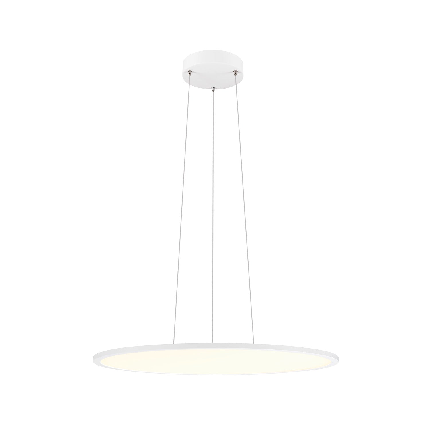 PANEL 60, Candeeiro suspenso, redondo, DALI, Comprimento pendente 200 cm, 3000/4000K, 90°, branco