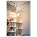 LIGHT EYE® 2.0, 48V Spot, DALI, redondo, 3000K, 10 W, 30°, branco / preto