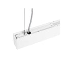 GLENOS® PRO, Candeeiro suspenso, 1.5m, DALI, UGR16, Comprimento pendente 210 cm, 4000K, 75°, branco / preto