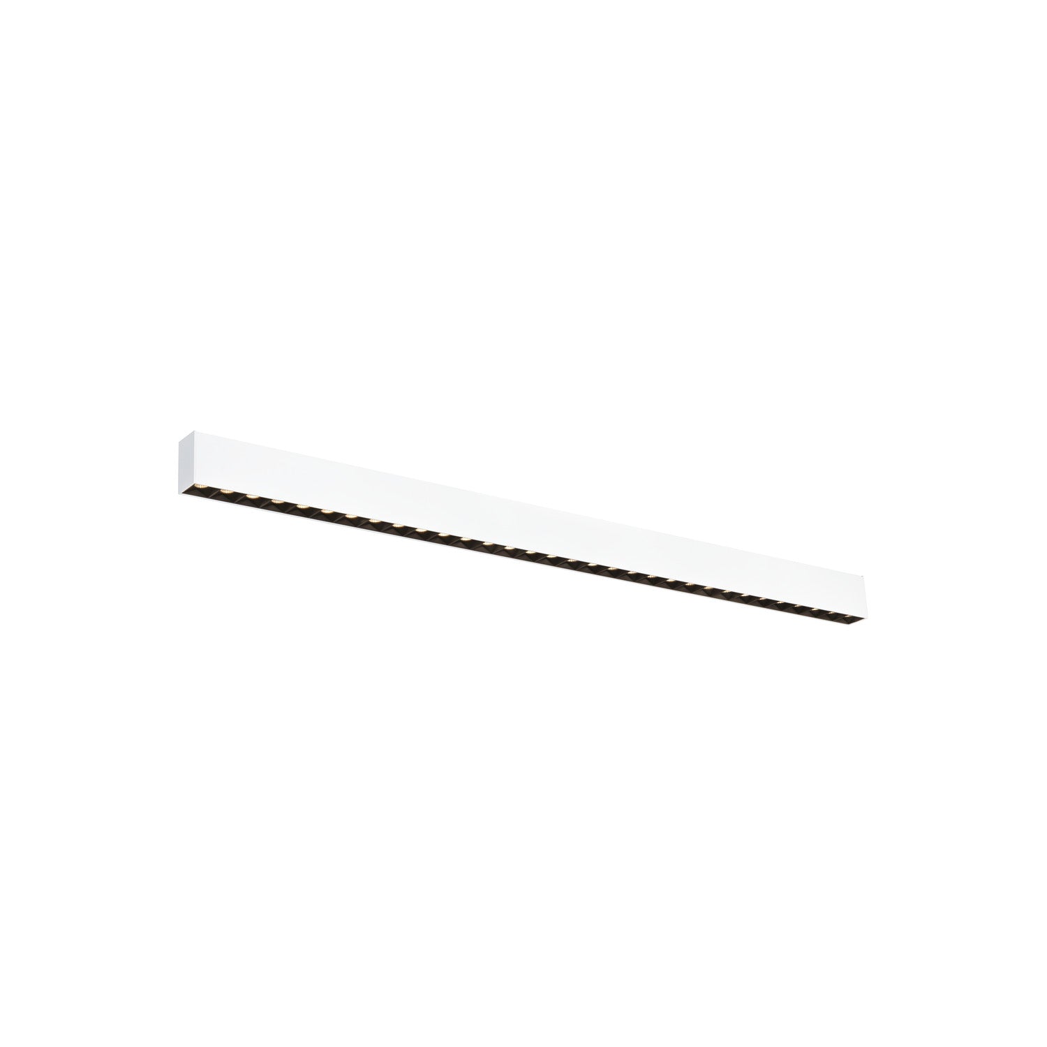 GLENOS® PRO, luminária de parede, 1.2m, DALI, UGR19, 3000K, 30 W, 75°, branco / preto