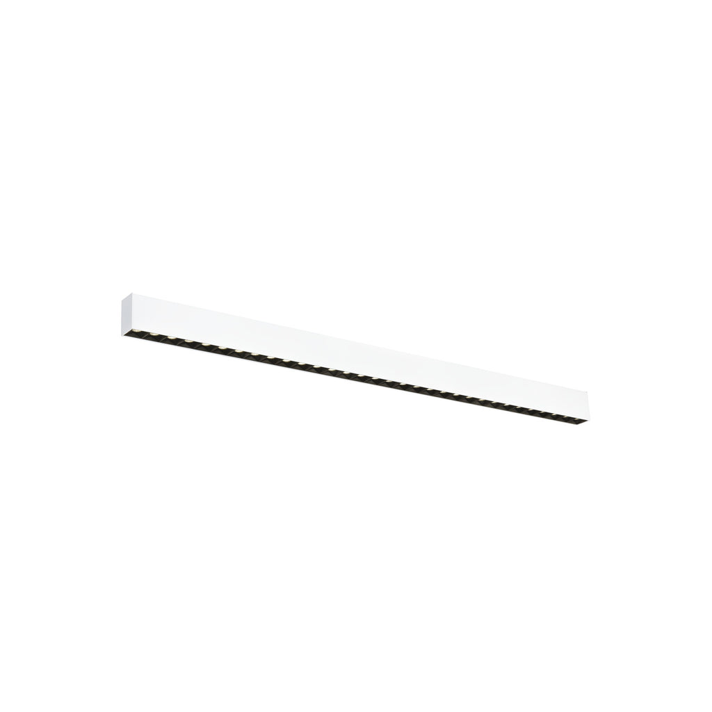 GLENOS® PRO, luminária de parede, 1.2m, DALI, UGR19, 4000K, 30 W, 75°, branco / preto