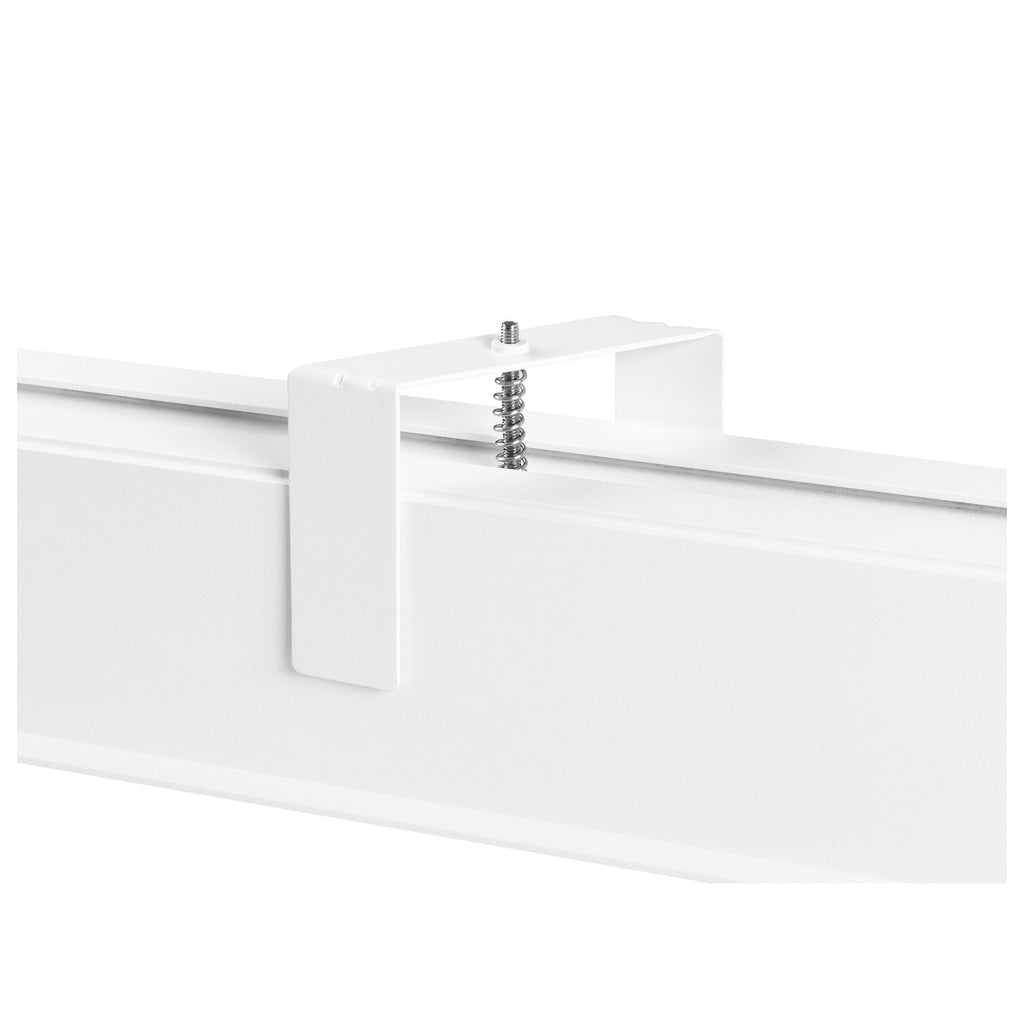 GLENOS® PRO, luminária de teto embutida, 1.2m, DALI, UGR19, 4000K, 75°, IP20, branco / preto