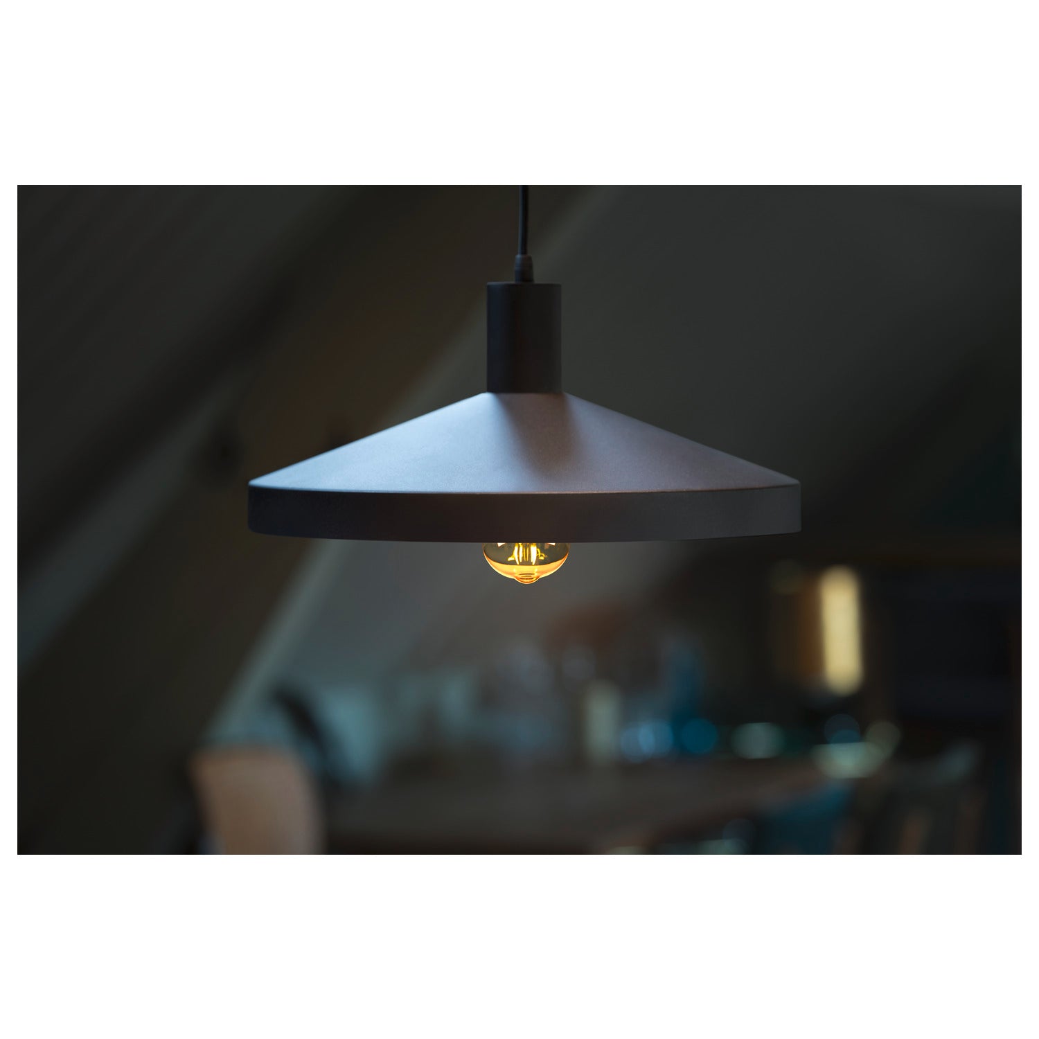 LALU® SET, Candeeiro suspenso, Base E27, TETRA 36, Comprimento suspenso 200 cm, Lâmpadas incluídas, preto