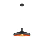LALU® SET, Candeeiro suspenso, Base E27, TETRA 36, Comprimento suspenso 200 cm, Lâmpadas incluídas, preto