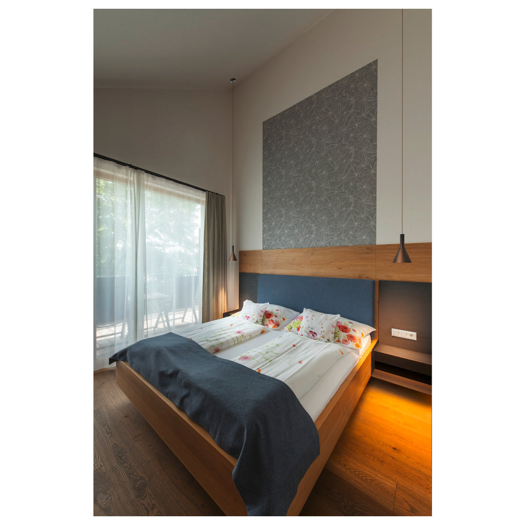LALU® SET, Candeeiro suspenso, Base LED, CONE 15, PHASE, Comprimento pendente 200 cm, 2700/3000 K, 40°, preto