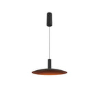 LALU® SET, Candeeiro suspenso, Base LED, ELYPSE 33, PHASE, Comprimento suspenso 200 cm, 2700/3000 K, 40°, preto