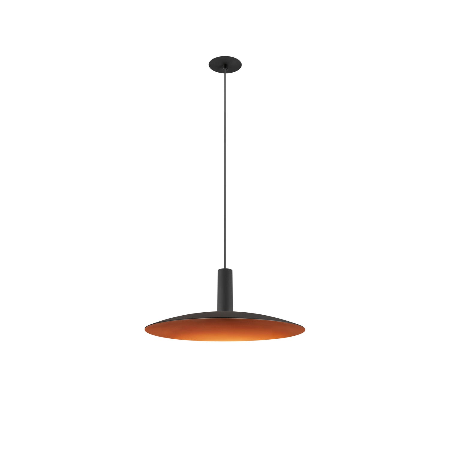 LALU® SET, Candeeiro suspenso, Base LED, ELYPSE 33, PHASE, Embutido, Comprimento pendente 200 cm, 2700/3000 K, 40°, preto
