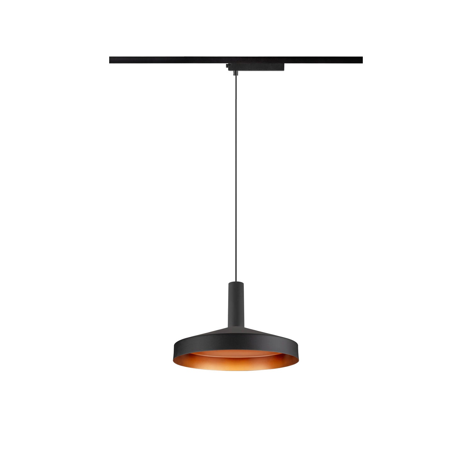 LALU® SET, 1~ Candeeiro suspenso, Base LED, TETRA 24, PHASE, Comprimento do pendente 200 cm, 2700/3000K, 40°, preto