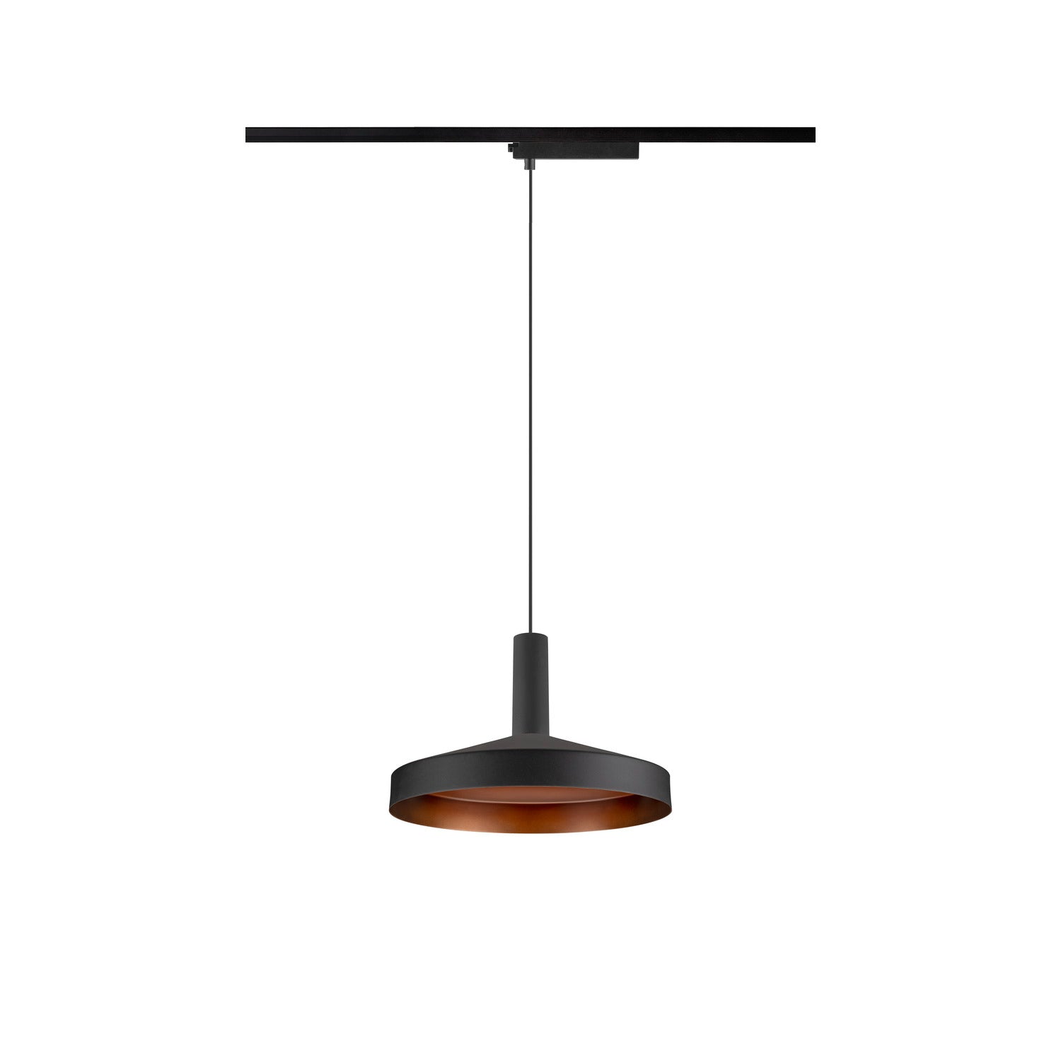 LALU® SET, 1~ Candeeiro suspenso, Base LED, TETRA 24, PHASE, Comprimento do pendente 200 cm, 2700/3000K, 40°, preto
