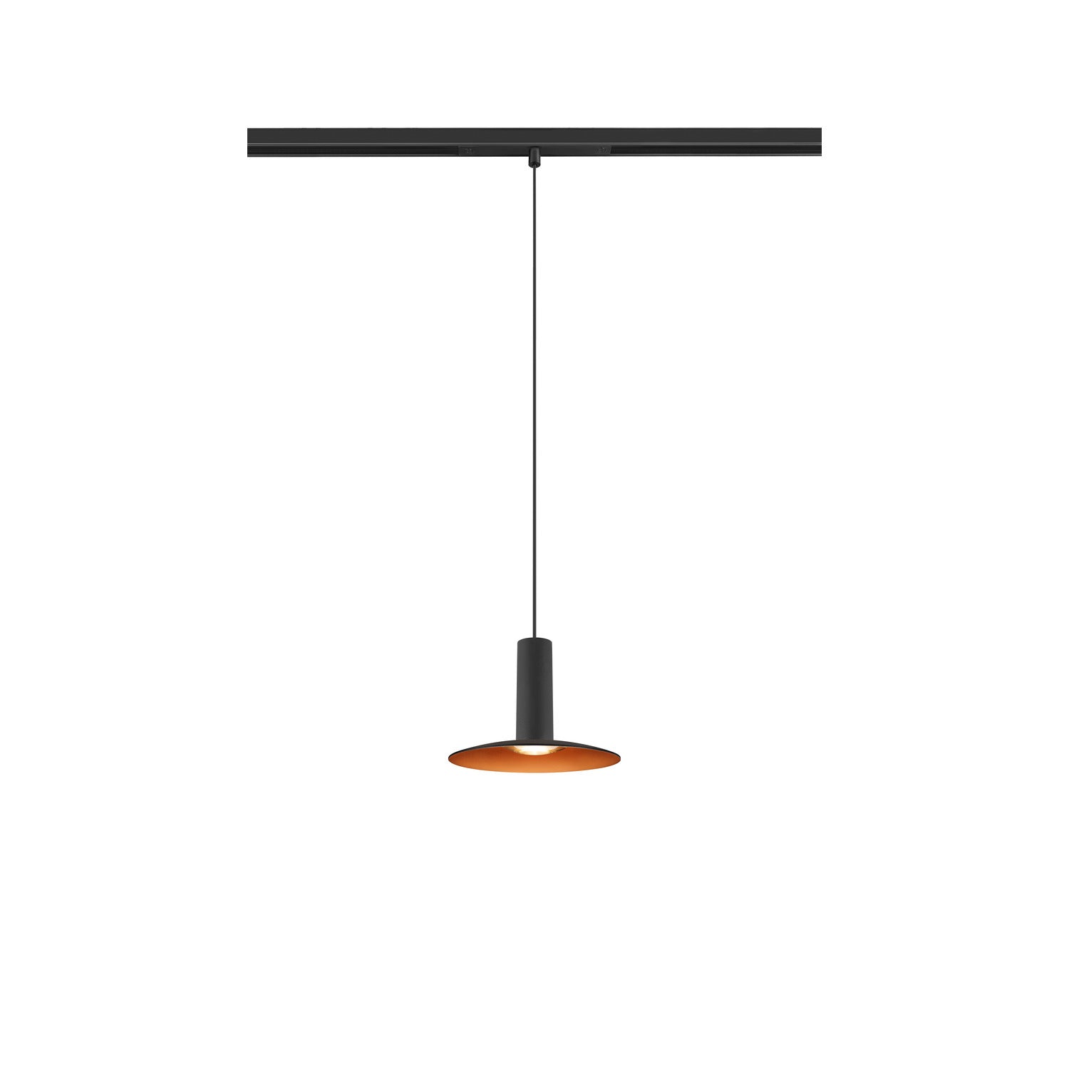 LALU® SET, Pendente 48V, Base LED, ELYPSE, DALI, Comprimento pendente 200 cm, 2700/3000K, 40°, preto