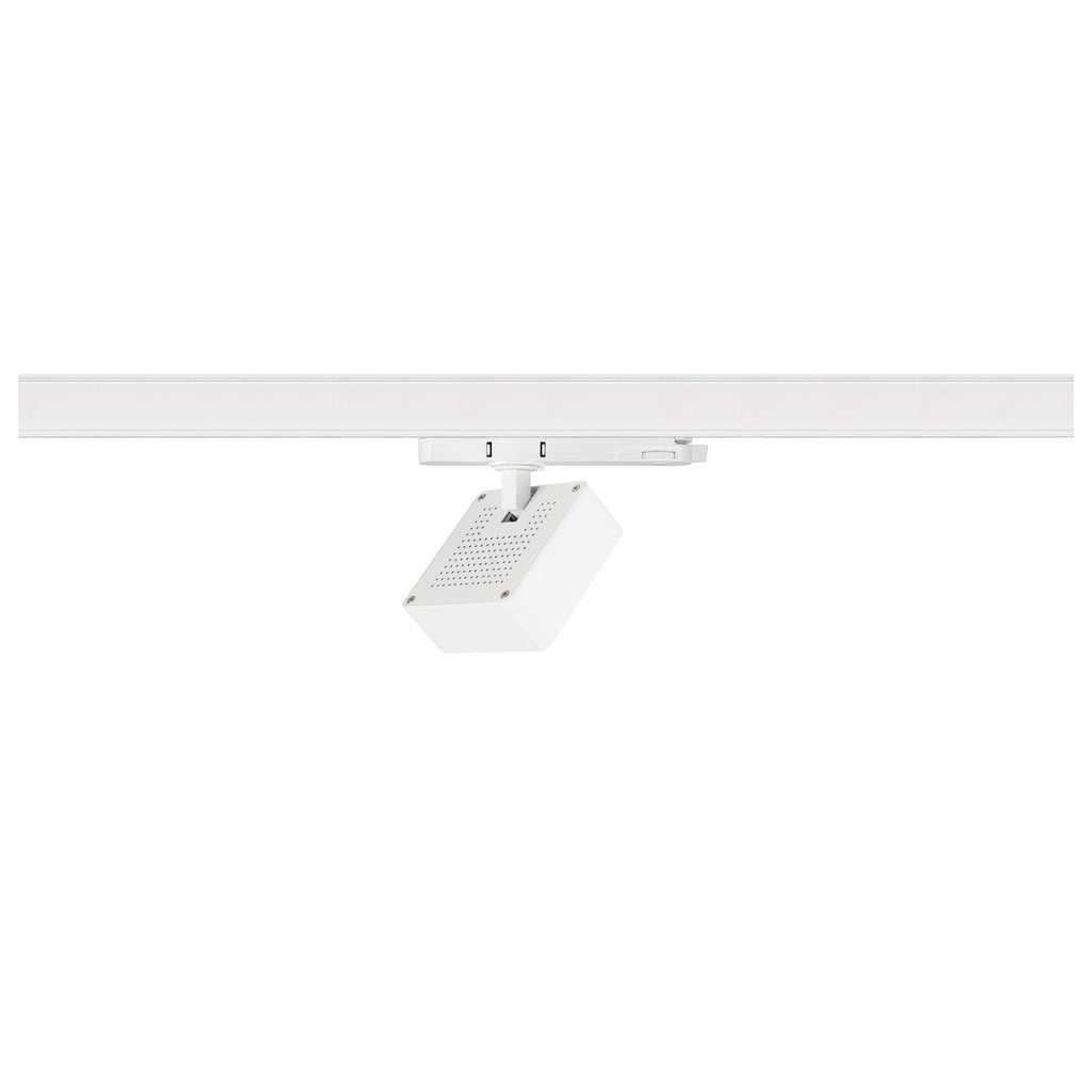 EURO CUBE 2 M, 3~ Spot, retangular, 4000K, 14 W, PHASE, 40°, branco / preto