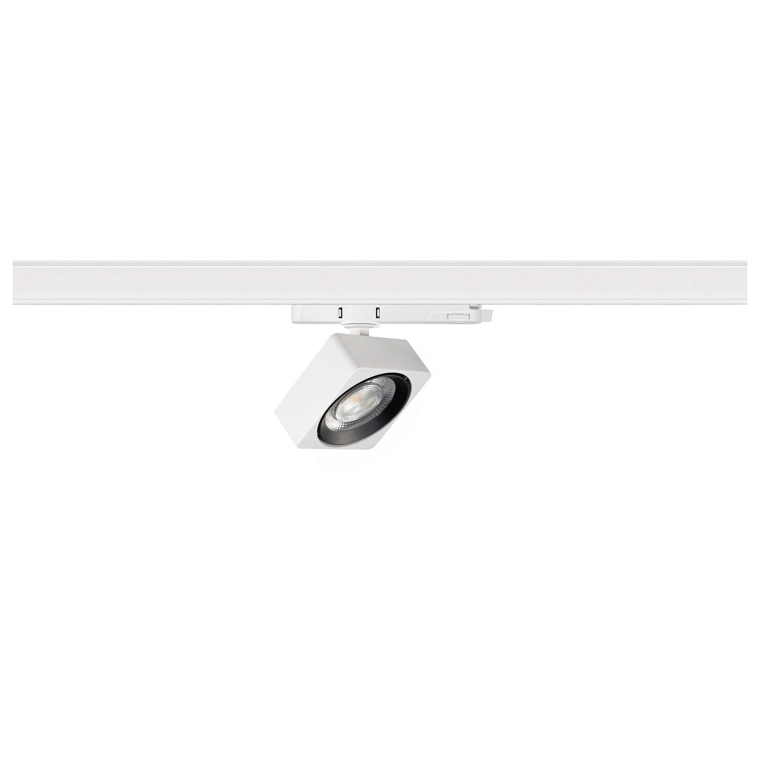 EURO CUBE 2 M, 3~ Spot, retangular, 4000K, 14 W, PHASE, 40°, branco / preto