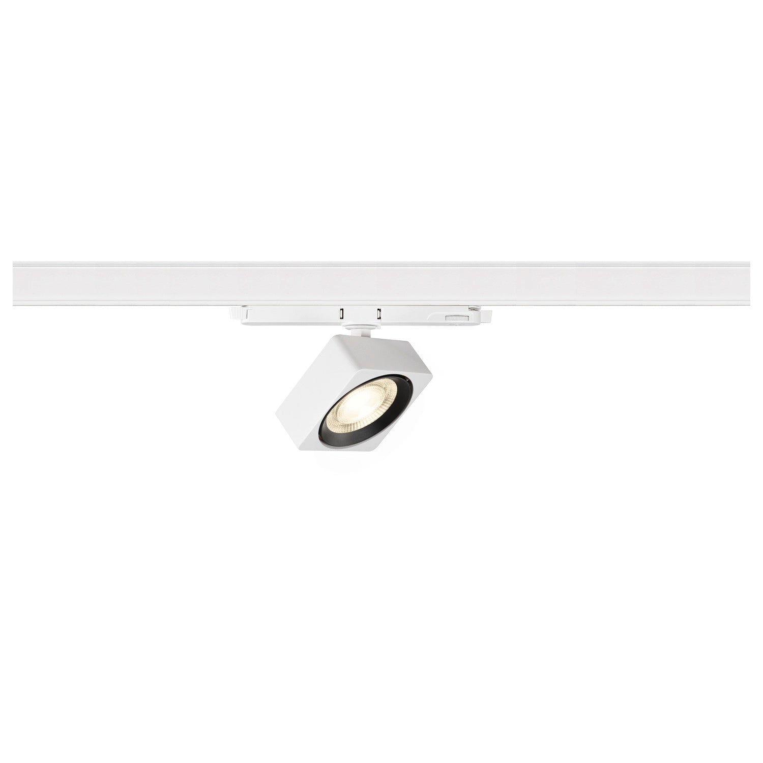 EURO CUBE 2 M, 3~ Spot, retangular, 4000K, 14 W, DALI 2, 40°, branco / preto