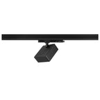 EURO CUBE 2 L, 3~ Spot, retangular, 4000K, 21 W, PHASE, 40°, preto