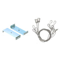 BATTEN FLAT P, Kits de suspensão com 2m 2pcs