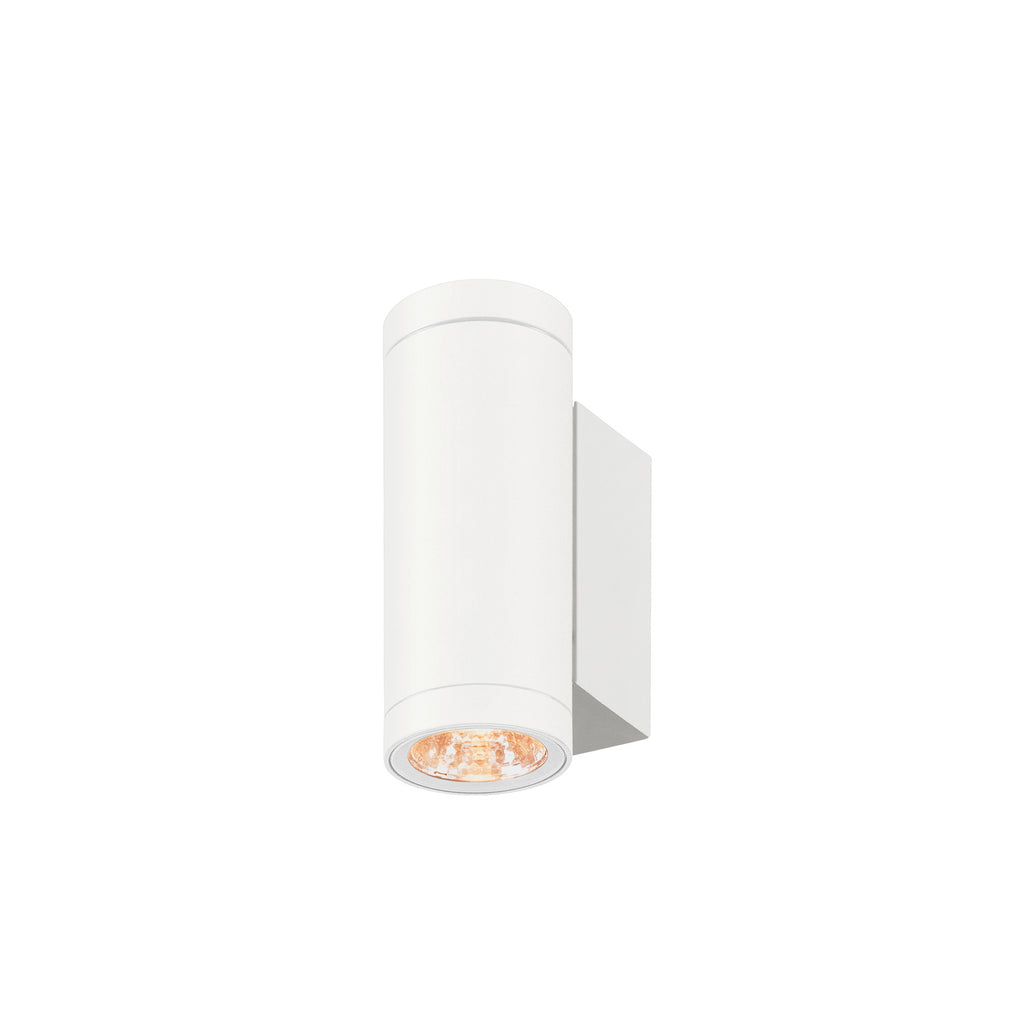 HELIA PRO S, luminária de parede, para cima/para baixo, DALI, P1, cilíndrica, 2700 K, 6 W, 24°, branco