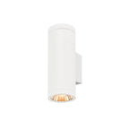 HELIA PRO L, luminária de parede, simples, DALI, P2, cilíndrica, 2700 K, 15 W, 24°, branco
