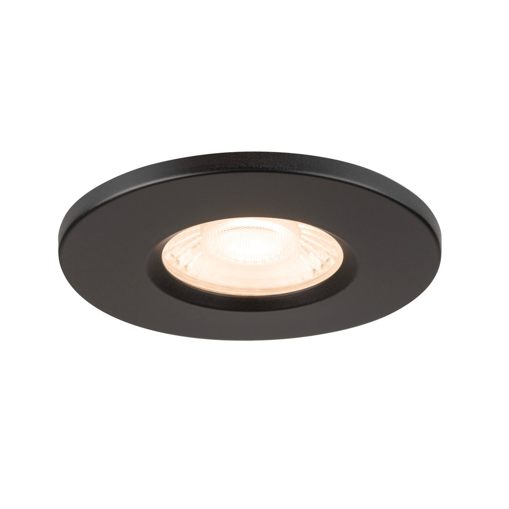 UNIVERSAL DOWNLIGHT FIX, luminária embutida com cobertura, PHASE, 2700/3000/4000/6500K, IP65, preto