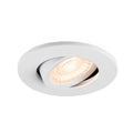 UNIVERSAL DOWNLIGHT MOVE, luminária embutida com cobertura, PHASE, 2700/3000/4000/6500K, IP20, orientável, branco