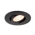 UNIVERSAL DOWNLIGHT MOVE, luminária embutida com cobertura, PHASE, 2700/3000/4000/6500K, IP20, orientável, preto