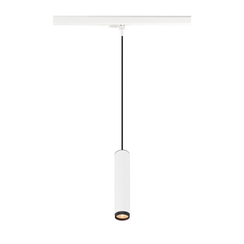 GRIP! L, 3~ luminária pendente, QPAR51, GU10, 1 x 6 W, branco / preto