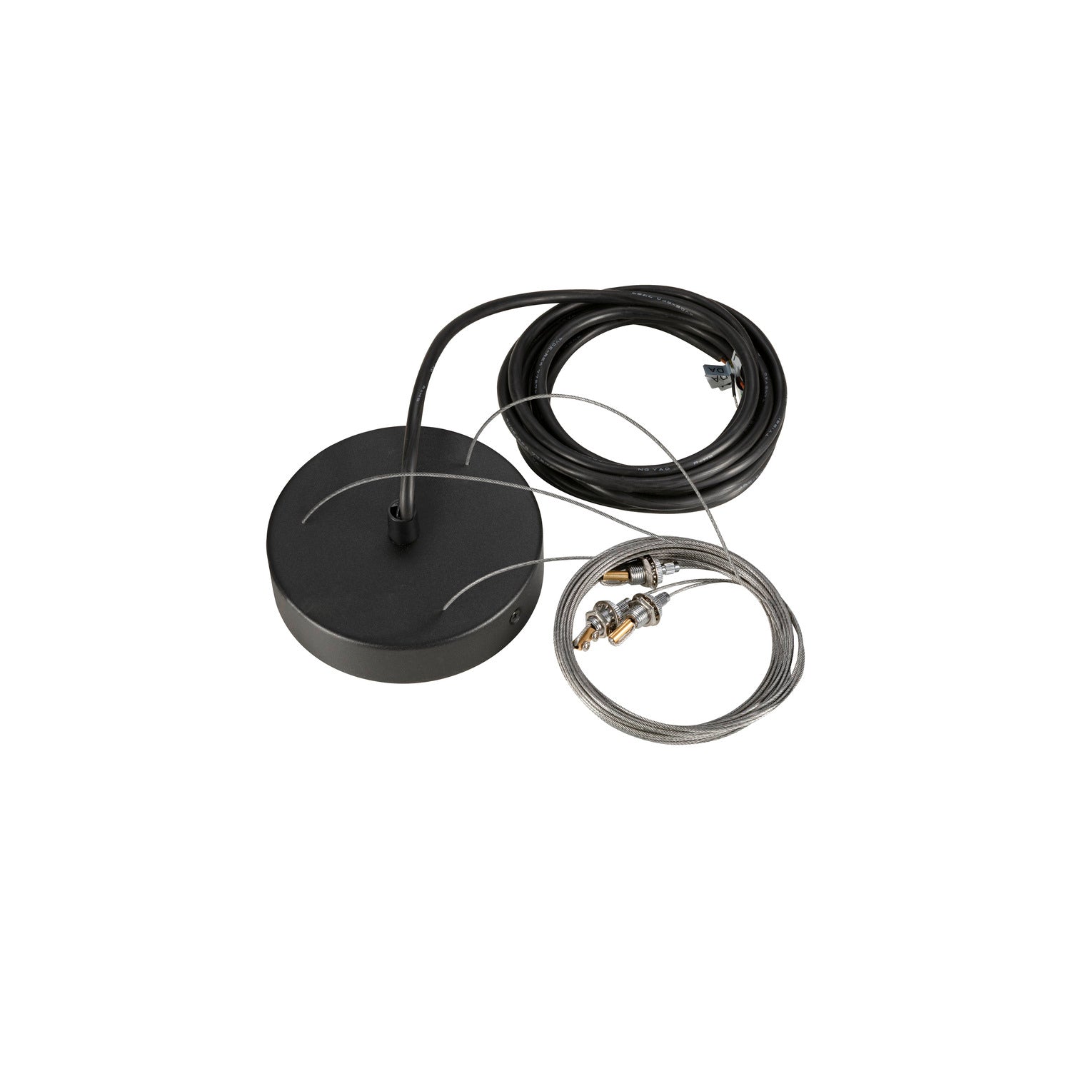 MEDO 2 KIT DE SUSPENSÃO, comprimento do pendente 5 m, Central, preto
