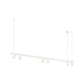 ENOLA 2.0 M, PD, SIX, LONG, QPAR51, Luminária pendente, 6 x 10 W, branco