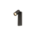 ENOLA 2.0 S, WL, SINGLE, GU10 MINI, PAR11, BEDSIDE, USB C, luminária de sobrepor de parede, 1 x 5 W, preto