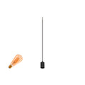 FITU LAMP SET, PD, RIBBED, Luminária pendente 1~, E27, 2500 K, PHASE, 320°, preto