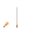 FITU LAMP SET, PD, RIBBED, Luminária pendente 1~, E27, 2500 K, PHASE, 320°, dourado