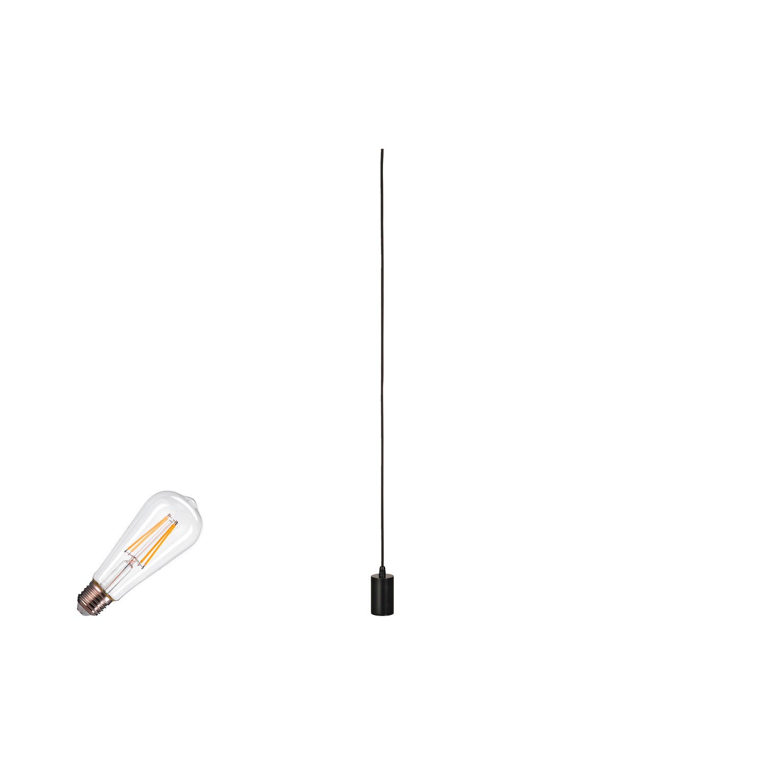 FITU LAMP SET, PD, Luminária pendente 1~, E27, 2700 K, PHASE, 320°, preto