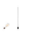 FITU LAMP SET, PD, INCL. LÂMPADA E27 E ADAPTADOR TRIFÁSICO, Luminária pendente 3~, Comprimento do pendente: 500 cm, 2700 K, E27, 1 x 15 W, 7,5 W, PHASE, 320°, preto