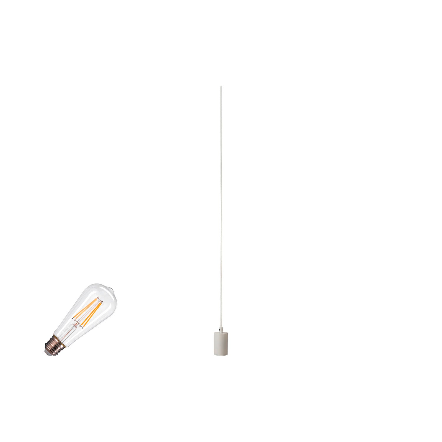 FITU LAMP SET, PD, Luminária pendente 1~, E27, 2700 K, PHASE, 320°, branco